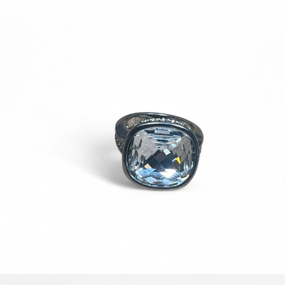 Silver Crystal Ring